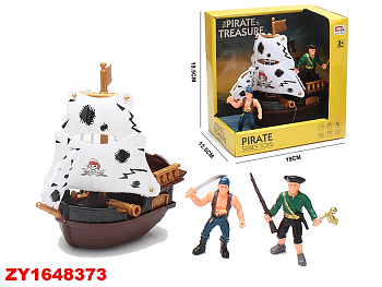 Набор "Пираты" 0807-26 (2шт) на корабле в/к
