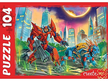Пазлы (104эл) Мир-трансформеров-№30 ПУ104-7717