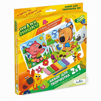 Набор д/творчества 2-в-1 Ми-Ми-Мишки Пластилин (2картинки) 06704 (Оригами)