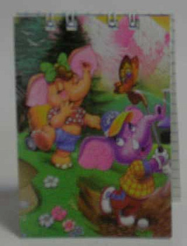 СБ Блокнот А7 24л. (спираль) "Слонята"