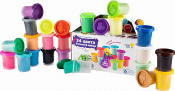 Тесто-пластилин (24цв*70гр) TA1097