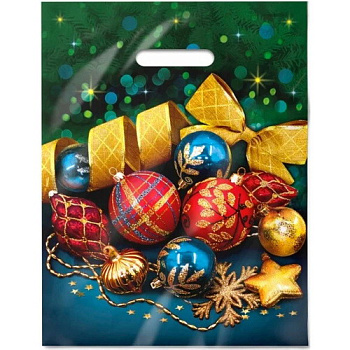 Пакет НГ с вырубной ручкой лам. 31*40/60мкм ПВД Шик (50/500) 13135