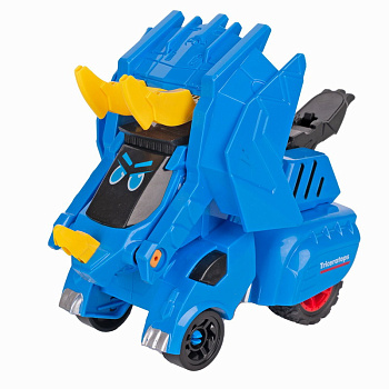 KiddieDrive Машинка трансформер Диноформер синий (17см) 76002_2