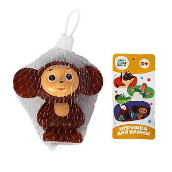 Игрушка д/купания Чебурашка в/сет YF-5R-LK-3-WOD