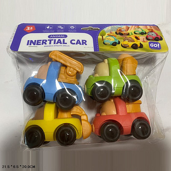 Набор техники TF607 (4шт) для малышей в пакете