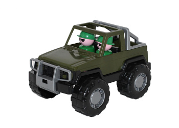 Автомобиль Джип Сафари военный (23,7x14,5x13,5см) в/сет 47038 (Полесье)