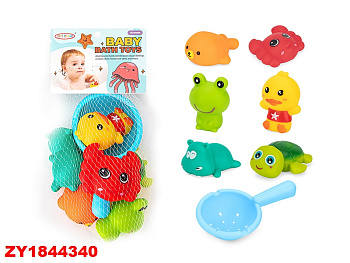 Игрушки для ванны TG2021A-11 (6шт) в сетке