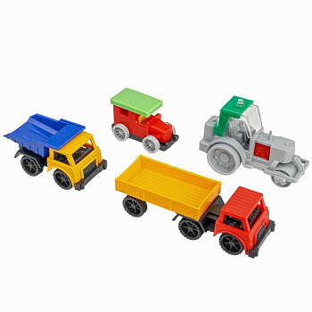Набор Каток, самосвал, полуприцеп, фаэтон С-88-Ф (Форма)
