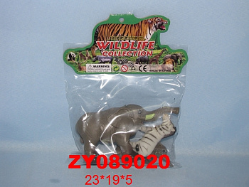 Набор "Животные" 4100F-2 (3шт) в пакете