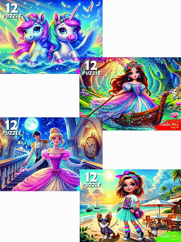 Пазлы (12эл) Яркие приключения П12-7644