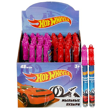 Мыльные пузыри (60мл,колба 27см) Hot Wheels (48шт/уп) Цена за шт BB60HWS-2