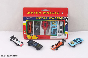 Набор техники 92753-5PS (5шт) металл в/к