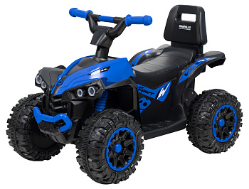 Электромобиль для катания детей SR888/Синий/Blue Квадроцикл (6V4,5Ahх1) синий,до 23кг