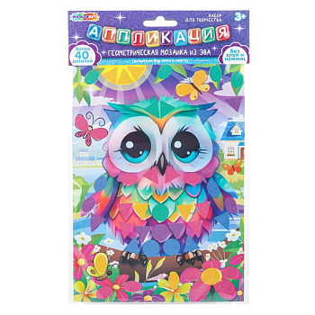 Геометрическая мозаика ЭВА MultiArt (15*21см) Сова EVAGEO-112370 (100)