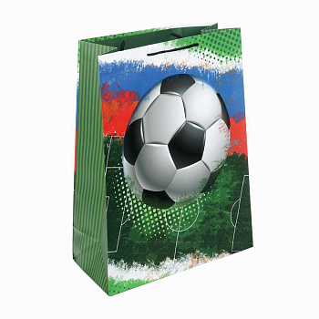 Пакет подар.мат. (34х45х15см) Футбол PXL-130227-FB