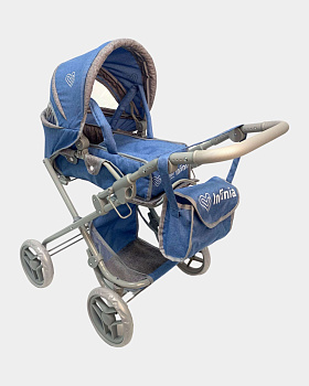 Коляска для кукол (трансформер) 8456-2206 Buggy Boom Infinia класс. (40*18*59)