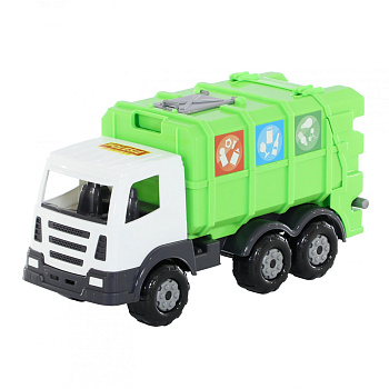 Автомобиль Престиж коммунальный №2 (47,5х16,5х22,2см с контейнером) 73211 (Полес