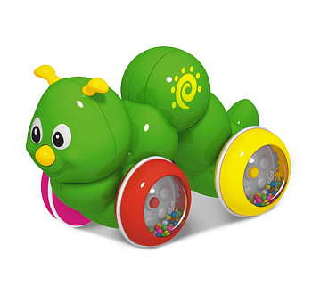 Игрушка-покатушка Гусеница 01393 (Стеллар)