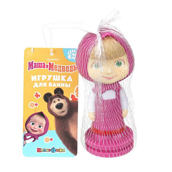 Игрушка д/купания Маша и Медведь в/сет YF-165R-166R-167R-PVC-LK