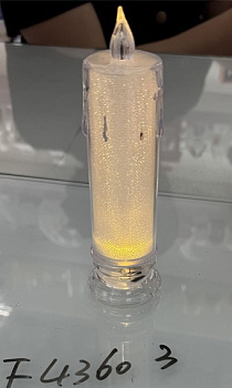 Сувенир свеча 13см свет (12шт/уп) F43603