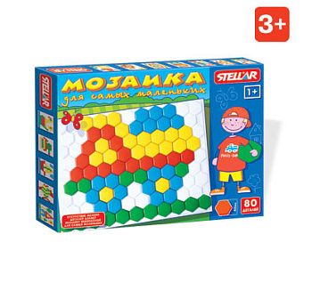 Мозаика (d40мм/80дет) шестигр. 01009 (Стеллар)
