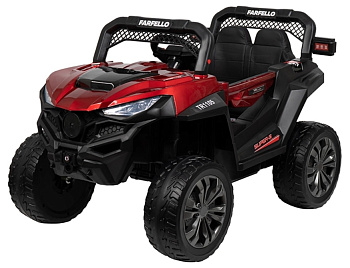 Электромобиль для катания детей TR1105/Red Багги красный металлик