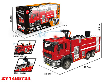Пожарная техника TN-1257A свет/звук (стреляет водой) в/к