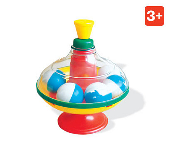 Юла (d14см) с шариками  01319 (Стеллар)