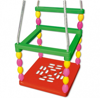 Качели пластмассовые (со спинкой) 01308 (Стеллар)