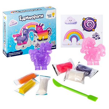 Набор д/лепки Единороги TA2036 (Genio Kids-Art)