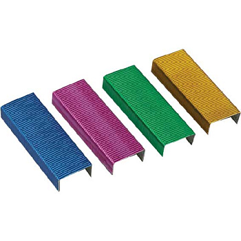 Скобы №10 deVENTE4141900 цветные (1000шт) к/к