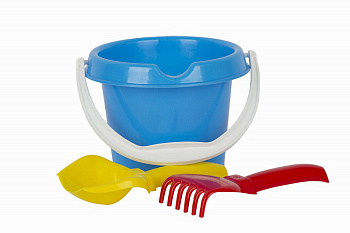 Песочный набор Малыш (вед.Малыш,совок16см,грабли15см) У534 (Совтехстром)
