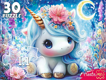 Пазлы (30эл) Чудный единорог ПУ30-3183