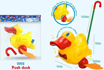 Каталка Утка 0502 в пакете