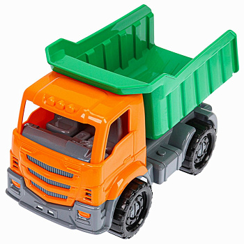 Машинка Самосвал Илья Строительный (22см) зеленый И-8237