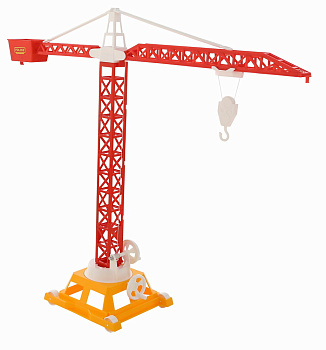 Башенный кран №2 на колесиках (79х22х65см) в/п 61355 (Полесье)