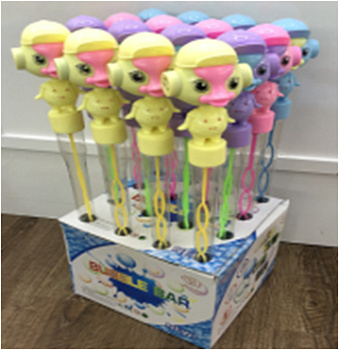 Уценка! Мыльные пузыри 45см (плохо окрашены глазки) M15069