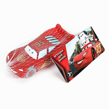 Игрушка д/купания Молния Макквин в/сет YF-1R-LK