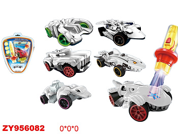 Автомобиль MG868-1 с фонариком на листе