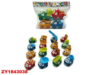 Набор техники для малышей 689-25 (4шт) в пакете