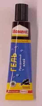 Клей универсальный  30мл. "Момент Гель"  в шоубоксе 997778