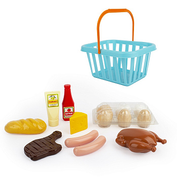 Игр.набор Вкусные покупки в корзинке У1231 (Совтехстром)