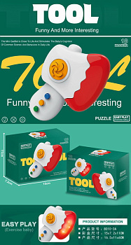 Муз.игрушка Топорик 8010 звук,свет в/к