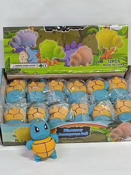 Игрушка-антистресс, тянучка черепашка 10см (12шт/уп) Цена за шт. D37088