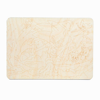 Доска д/выжигания Multiart Соник DVSONIC-124482