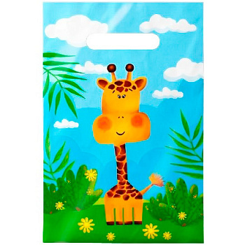 Пакет с вырубной ручкой ПВД 20*30/30 мкм Лимпопо 12421