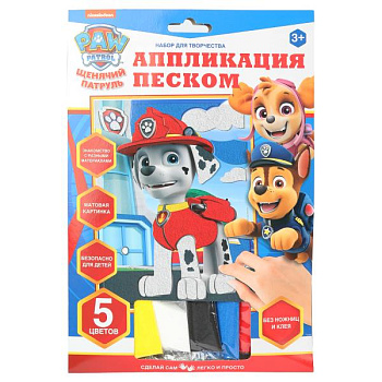 Аппликация песком MultiArt (17х23см) Щенячий Патруль SANDM-110749