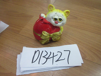 Копилка кошка с мешком 7318B