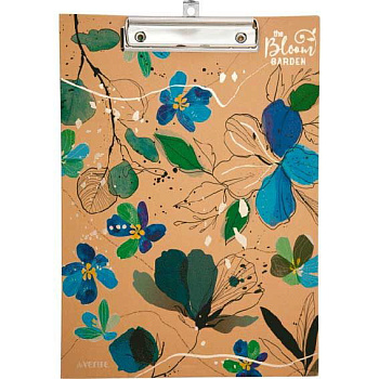 Клипборд А4 deVENTE "Bloom Garden" 3034205 картон толщина 2мм,крафт-бум.,тисн.фольг.