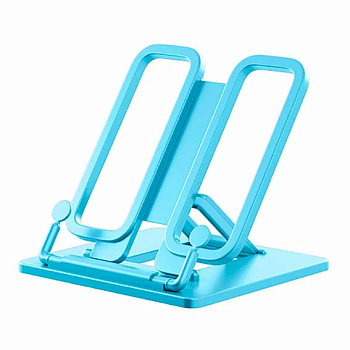 Подставка для книг EK "Base. Pastel" 58033 пластик,голубая